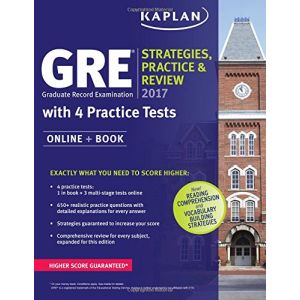 Gre 2017 Strategies, Practice & Review With 4 Practice Tests: Online + Book (Paperback - 2016)