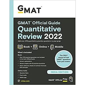 GMAT Official Guide Quantitative Review 2022: Book + Online Question Bank (Paperback â€“ 2022)