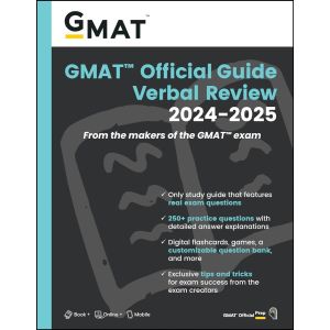 GMAT Official Guide Verbal Review 2024-2025: Book + Online Question Bank